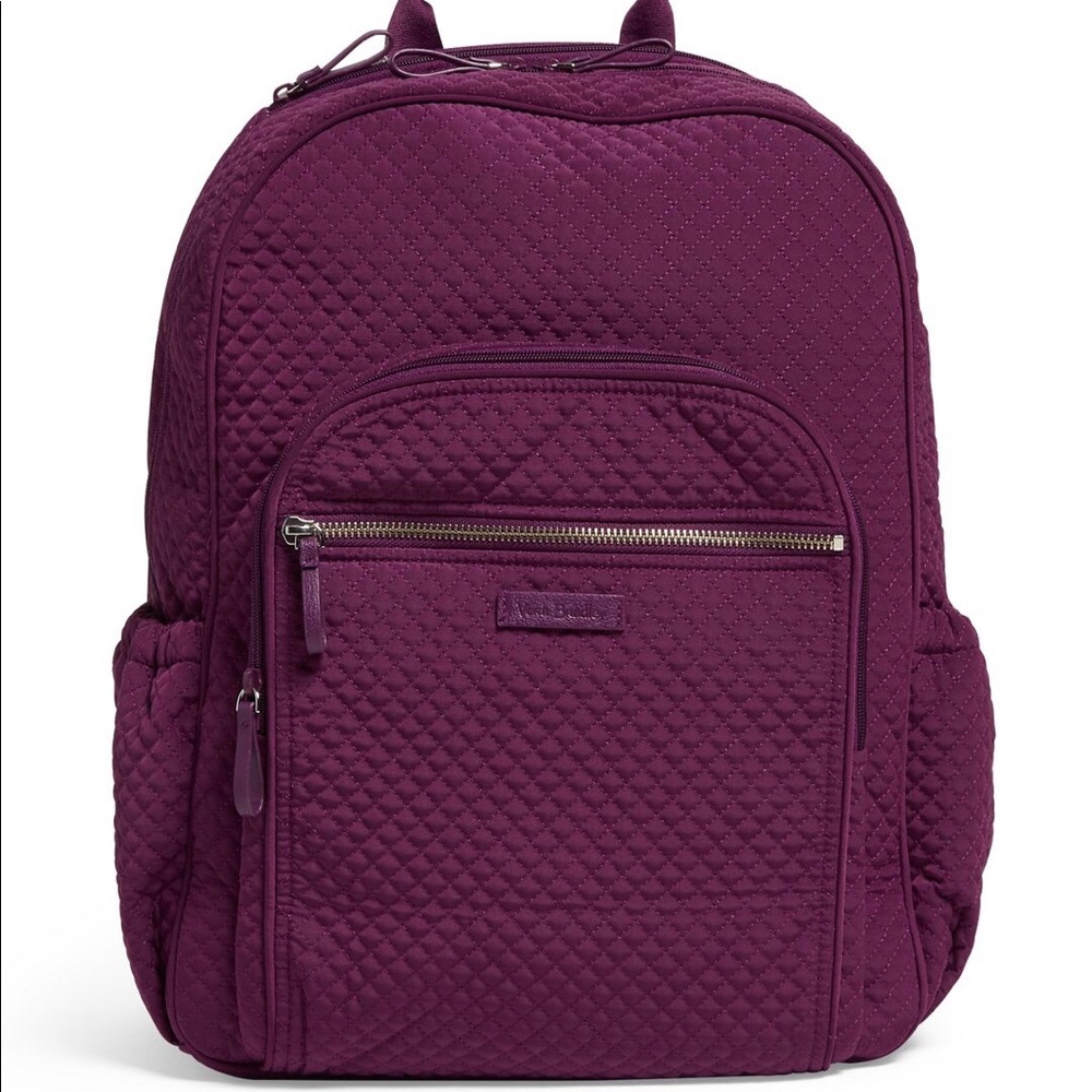 Vera Bradley Iconic Campus Backpack - Purple NWT